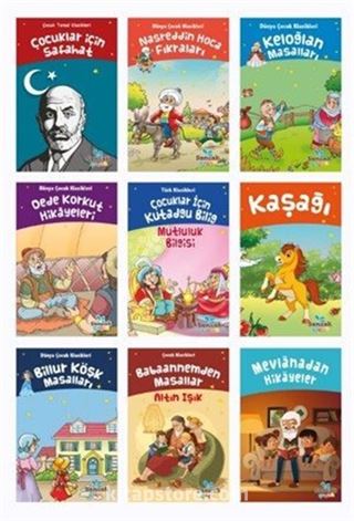 Türk Çocuk Klasikleri Seti (9 Kitap)