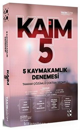 2020 Kaim Kaymakamlık 5 Deneme Çözümlü