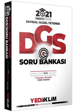 2021 Prestij Serisi DGS Sayısal Sözel Yetenek Soru Bankası(Tamamı Renkli)