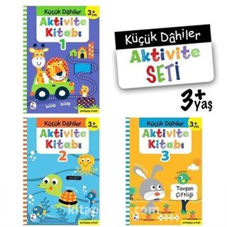 Küçük Dahiler Aktivite Seti (3+ Yaş) (3 Kitap)