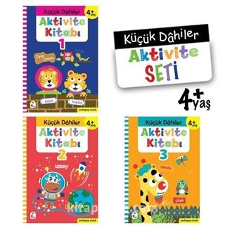 Küçük Dahiler Aktivite Seti (4+ Yaş) (3 Kitap Takım )