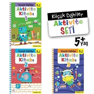 Küçük Dahiler Aktivite Seti (5+ Yaş) (3 Kitap Takım)