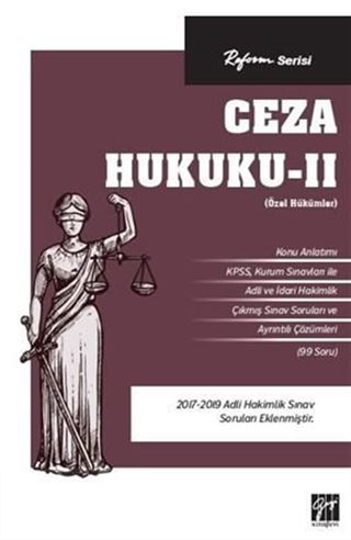 Reform Serisi Ceza Hukuku II (Özel Hükümler)