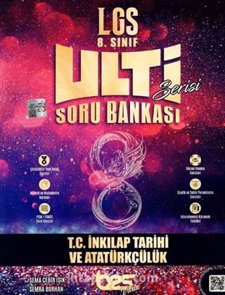 8. Sınıf LGS T.C. İnkılap Tarihi ve Atatürkçülük Ulti Serisi Soru Bankası