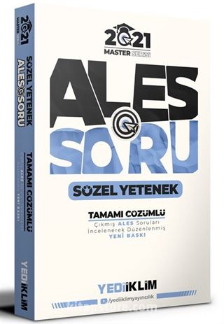 2021 Master Serisi ALES Sözel Yetenek Tamamı Çözümlü Soru Bankası