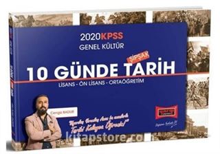 2020 KPSS Genel Kültür 10 Günde Şipşak Tarih