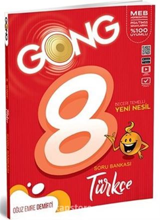 Gong 8. Sınıf Türkçe Soru Bankası