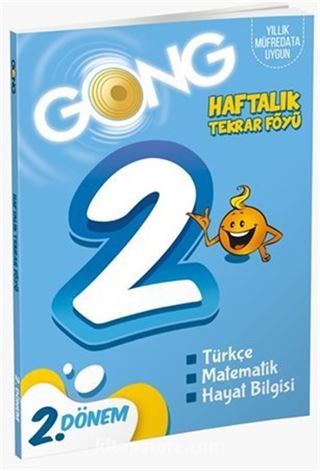 Gong 2. Sınıf 2. Dönem Haftalık Tekrar Föyü