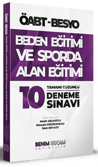 ÖABT Beden Eğitimi ve Sporda Alan Eğitimi Tamamı Çözümlü 10 Deneme