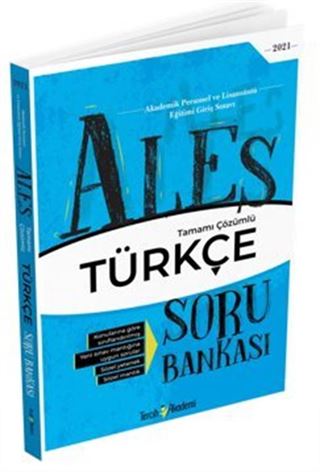 ALES Türkçe Tamamı Çözümlü Soru Bankası