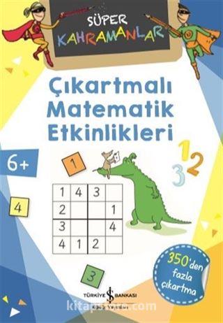 Çıkartmalı Matematik Etkinlikleri / Süper Kahramanlar