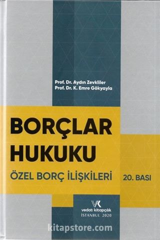 Borçlar Hukuku Özel Borç İlişkileri