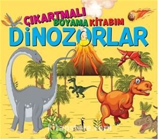 Çıkartmalı Boyama Kitabım - Dinozorlar