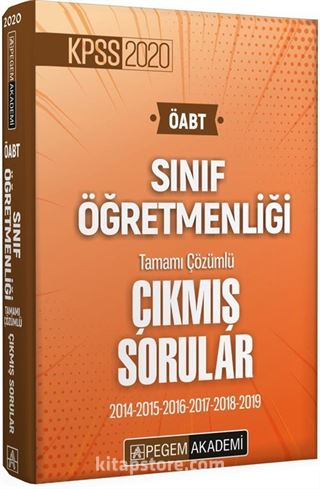 2020 ÖABT Sınıf Öğretmenliği Tamamı Çözümlü Çıkmış Sorular (2013-2014-2015-2016-2017-2018 - 2019)