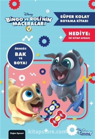 Disney Bingo ve Roli'nin Maceraları Süper Kolay Boyama Kitabı