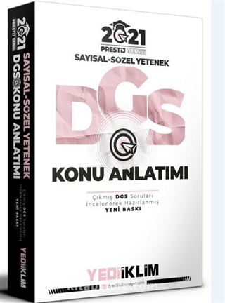 2021 Prestij Serisi Dgs Sayısal-Sözel Yetenek Konu Anlatımı