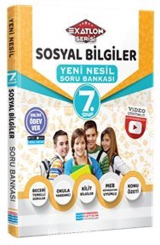 7. Sınıf Sosyal Bilgiler Video Çözümlü Soru Bankası (Exatlon Serisi)