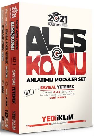 2021 Master Serisi ALES Konu Anlatımlı Modüler Set (3 Cilt)