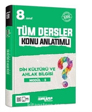 8.Sınıf Tüm Dersler Konu Anlatımlı Din Kültürü ve Ahlak Bilgisi Modül-5