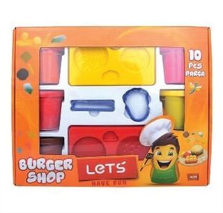 Lets Oyun Hamuru Hamburger Seti 10 Parça(L8470)