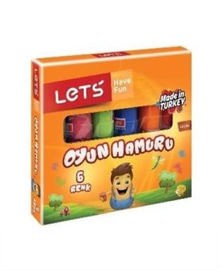 Lets 6 Renk Oyun Hamuru Jelatinli (L8106)