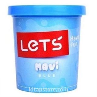 Lets Tek Renk Oyun Hamuru Mavi 150Gr (L8340)