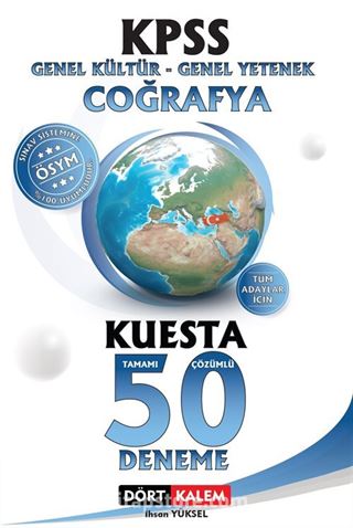 Kuesta Tamamı Çözümlü 50 KPSS Coğrafya Denemesi