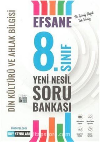 8. Sınıf Efsane Din Kültürü ve Ahlak Bilgisi Yeni Nesil Soru Bankası