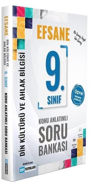 9. Sınıf Din Kültürü ve Ahlak Bilgisi Efsane Konu Anlatımlı Soru Bankası