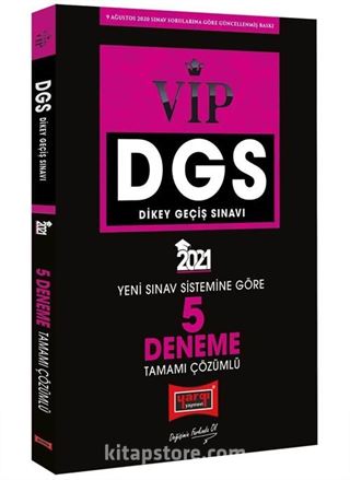 2021 DGS VIP Yeni Sınav Sistemine Göre Tamamı Çözümlü 5 Deneme