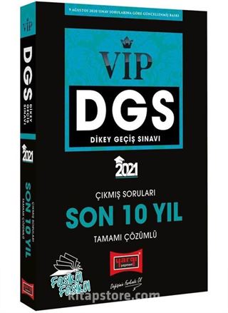 2021 DGS VIP Sayısal Sözel Yetenek Son 10 Yıl Tamamı Çözümlü Fasikül Çıkmış Sorular