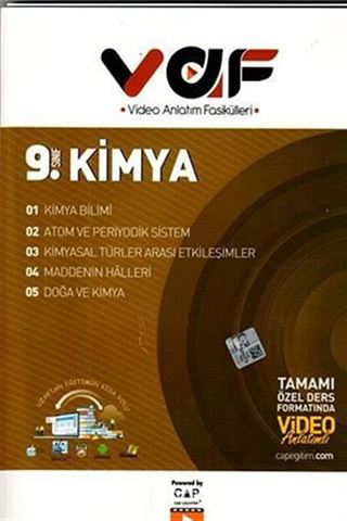 VAF 9. Sınıf Kimya Video Anlatımlı Fasiküller