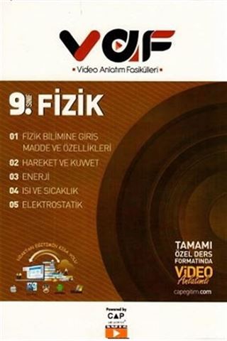 VAF 9. Sınıf Fizik Video Anlatımlı Fasiküller