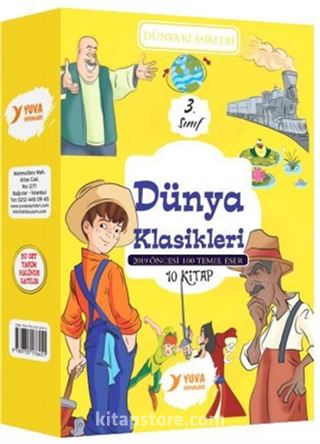 3. Sınıf Dünya Klasikleri Serisi (10 Kitaplık Set)