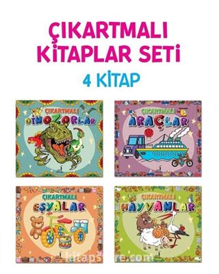 Çıkartmalı Kitaplar Seti (4 Kitap)