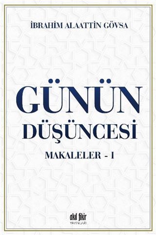 Günün Düşüncesi / Makaleler 1