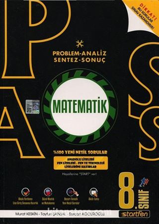 Pass 8.Sınıf Matematik Soru Bankası