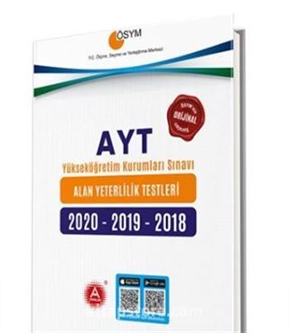 ÖSYM 2020-2019-2018 AYT Video Çözümlü Tıpkı Basım Orijinal Çıkmış Sorular