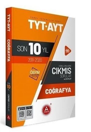 TYT AYT Coğrafya Son 10 Yıl Konularına Göre Tamamı Çözümlü Çıkmış Sorular