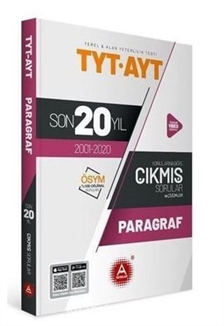 TYT AYT Paragraf Son 20 Yıl Konularına Göre Tamamı Çözümlü Çıkmış Sorular