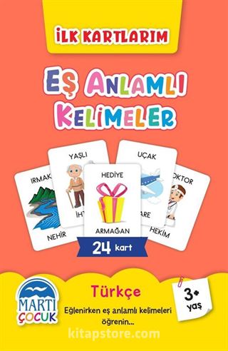 İlk Kartlarım - Eş Anlamlı Kelimeler