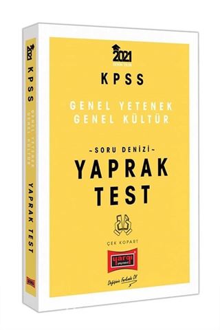 2021 KPSS Genel Yetenek Genel Kültür Soru Denizi Çek Kopart Yaprak Test