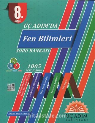 8. Sınıf Üç Adım'da Fen Bilimleri Soru Bankası