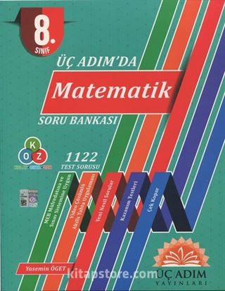 8. Sınıf Üç Adım'da Matematik Soru Bankası