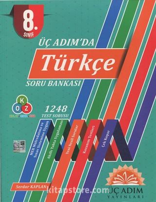 8. Sınıf Üç Adım'da Türkçe Soru Bankası