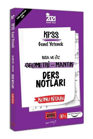 2021 KPSS Geometri-Mantık Kısa ve Öz Ders Notları