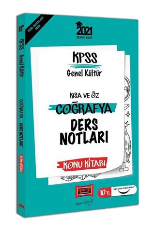 2021 KPSS Coğrafya Kısa ve Öz Ders Notları