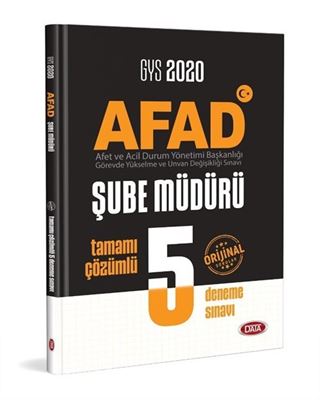 Afad Şube Müdürü Çözümlü 5 Deneme Sınavı