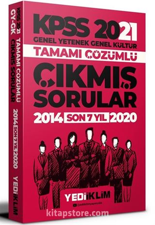 2021 KPSS GY-GK Tamamı Çözümlü Son 7 Yıl Çıkmış Sorular