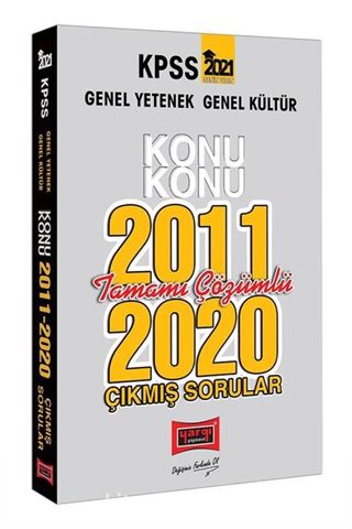 2021 KPSS Genel Yetenek Genel Kültür Konu Konu Tamamı Çözümlü Çıkmış Sorular (2011-2020)